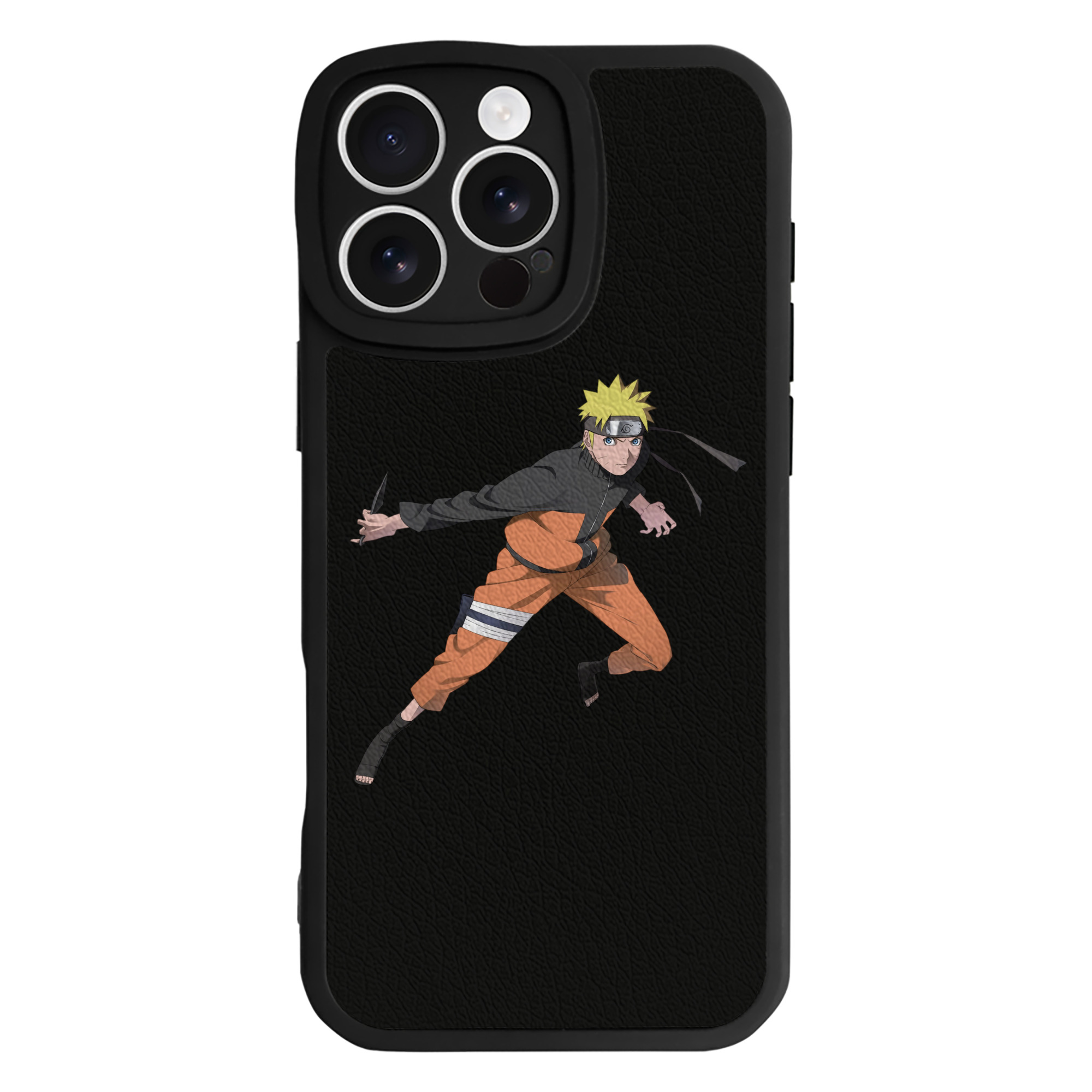 （画像用） NARUTO -ナルト- うずまき ナルト Uzumaki Naruto 【iPhone 16シリーズ対応】シリコンスマホケース（レザー調） 材質：シリコン